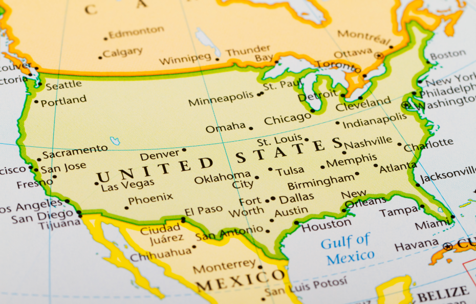 Map USA